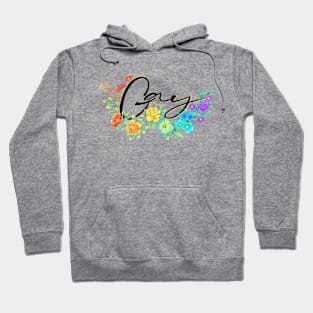 gay pride - white bg Hoodie